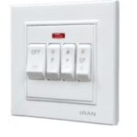 کلید کولر مدل برلیان پلکسی سفید