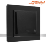 کلید و پریز برلیان پلکسی مشکی - شاسی-زنگ