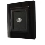 کلید و پریز برلیان پلکسی مشکی - فیش-آنتن