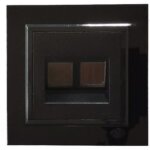 کلید و پریز برلیان پلکسی مشکی - سوکت-تلفن-cat3cat3