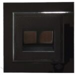 کلید و پریز برلیان پلکسی مشکی - سوکت-شبکه-cat6cat6