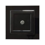 کلید و پریز برلیان پلکسی مشکی - فیش-آنتن-ماهواره-sat