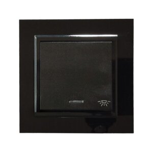 کلید و پریز برلیان پلکسی مشکی - شاسی-راه-پله